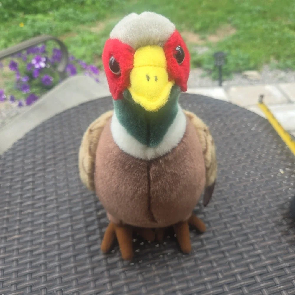 Cabin Critters 2002 Ring Neck Pheasant Plush Stuffed Animal Vintage Waterfowl